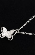 Silver Butterfly Necklace