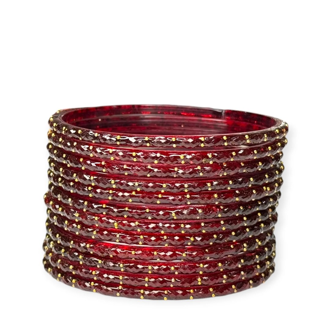 Build Your Stack: Custom 6-Piece Handcrafted Indian Glass Bangle Bundle