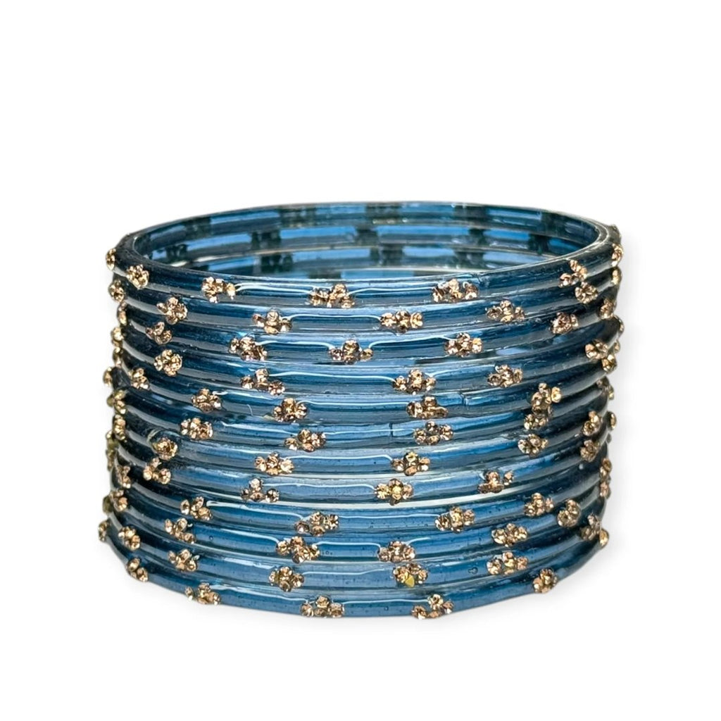 Build Your Stack: Custom 6-Piece Handcrafted Indian Glass Bangle Bundle