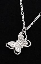 Silver Butterfly Necklace
