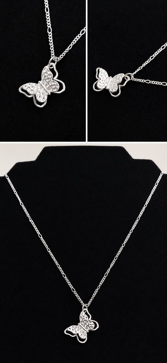 Silver Butterfly Necklace