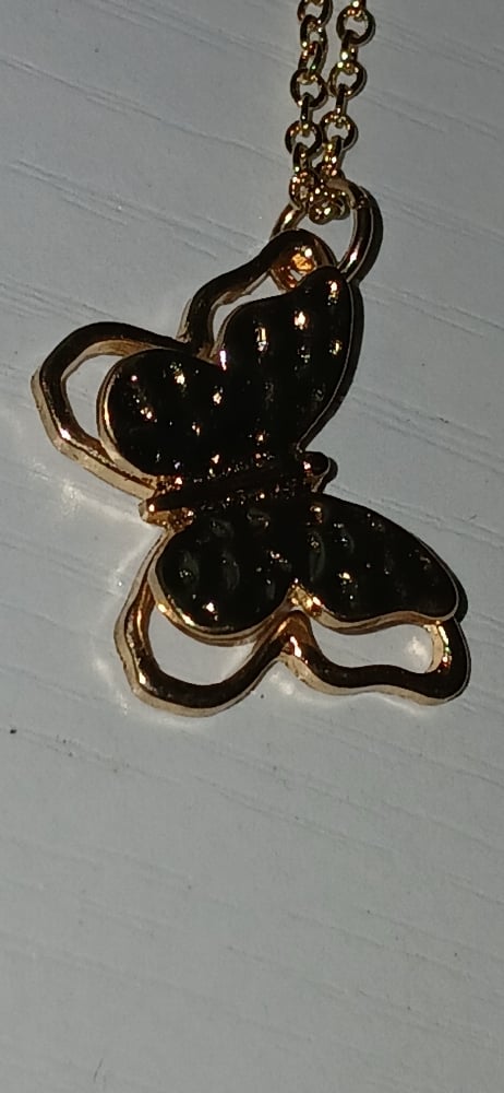Gold Butterfly Necklace