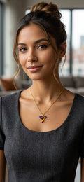 Colorblind Triangle Necklace