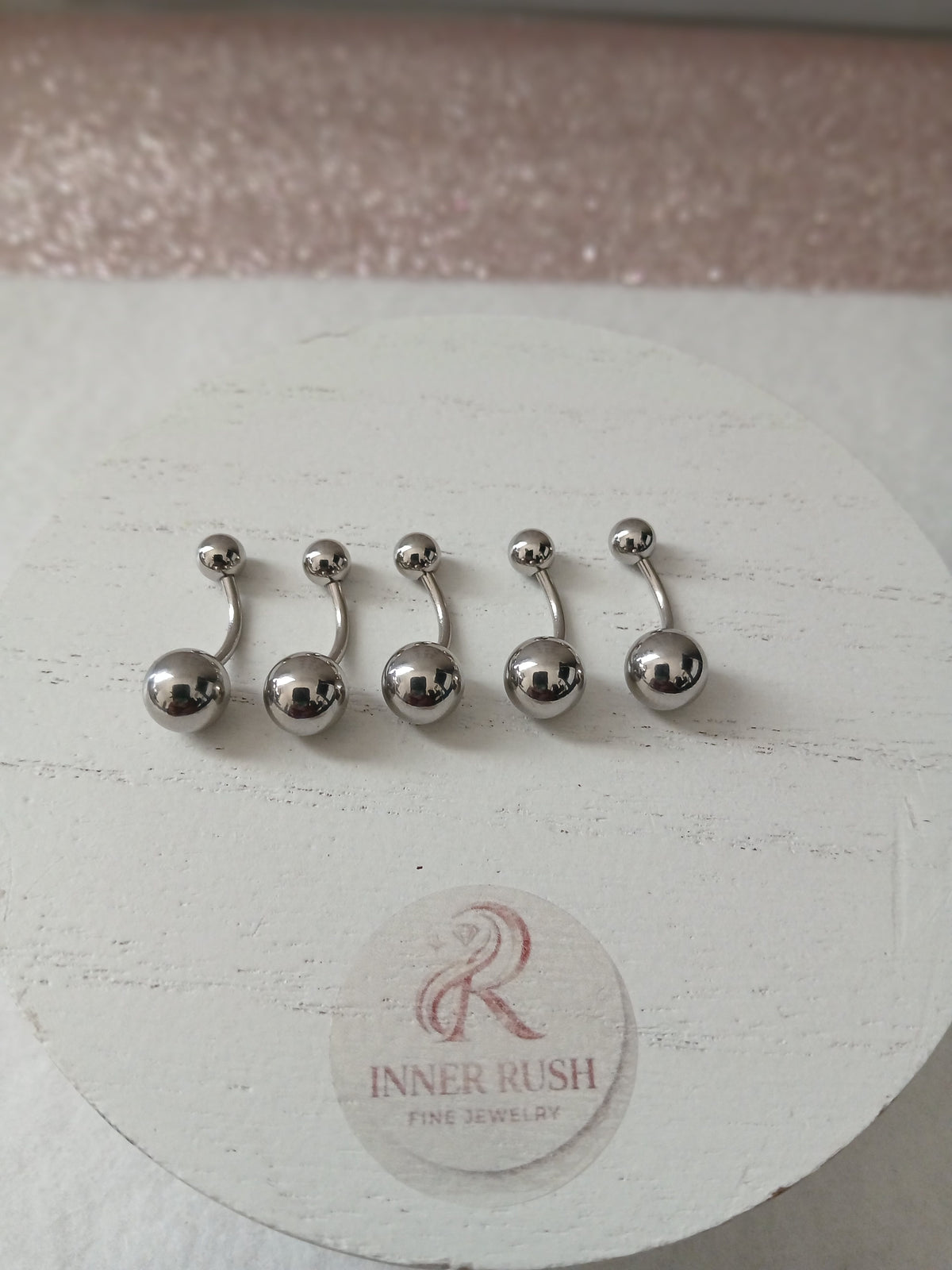 Silver Stainless Steel Body Jewelry
