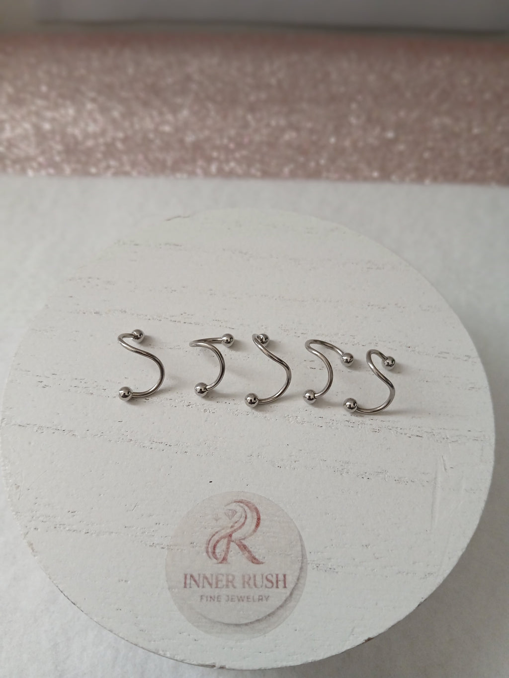 Silver Stainless Steel Body Jewelry